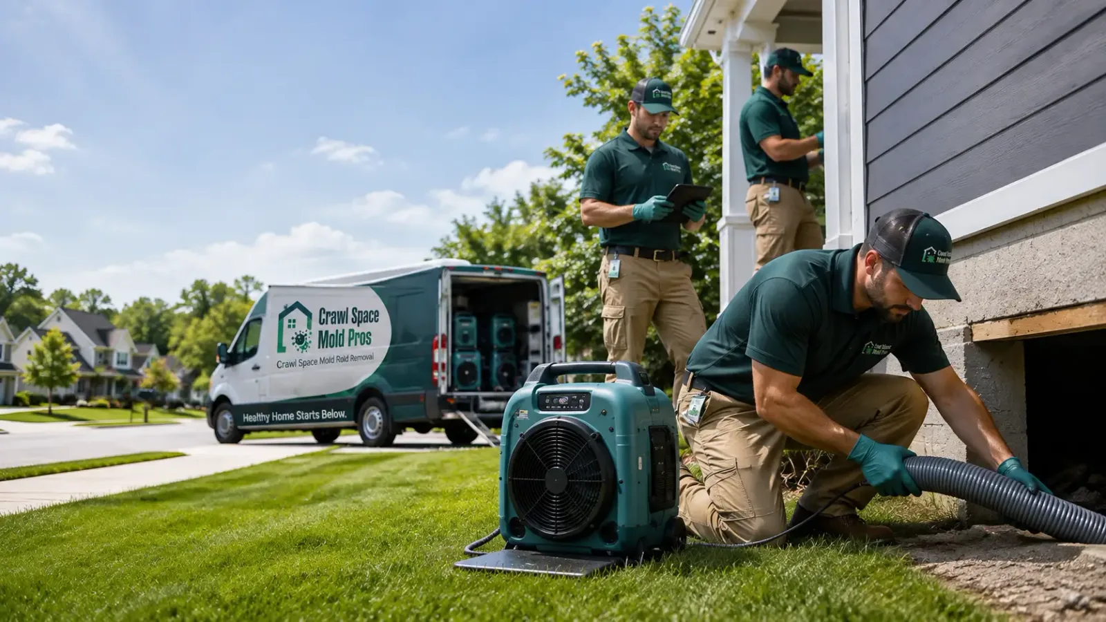 Crawl Space Mold Removal in Rock Island, WA
